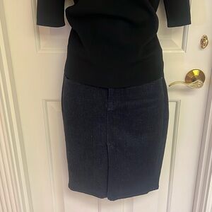 7 for all mankind denim skirt